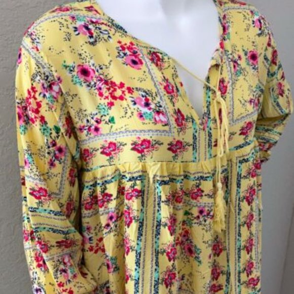 Light Lemon Plus Size Tunic Size LAST ONE!!!!!!!!! - Picture 8 of 8
